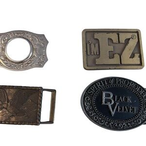 Men's Assorted Belt Buckles Set